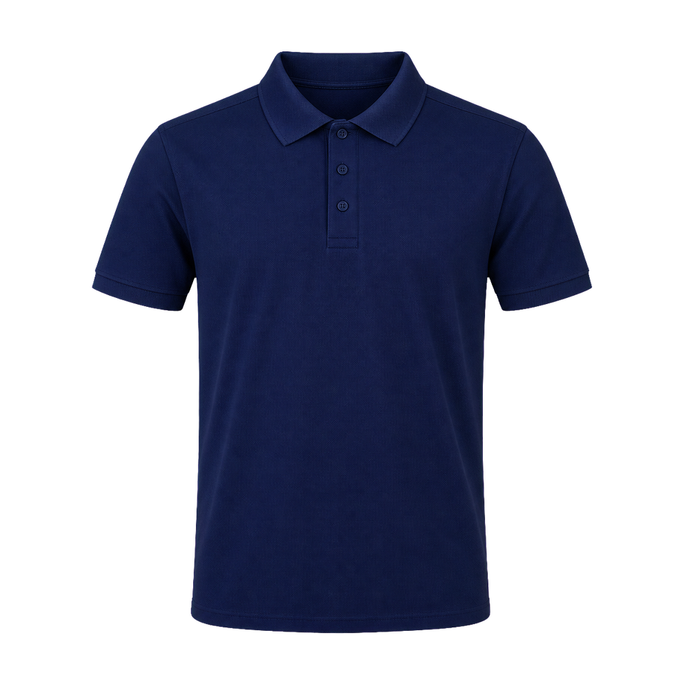 Polo camisero Piquet Lacoste manga corta azul oscuro